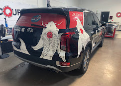 Koi Fish SUV Wrap in Tempe, AZ